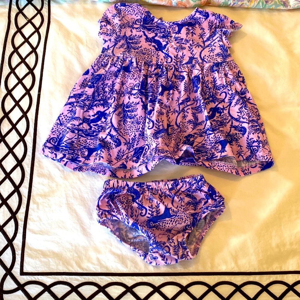 Lilly Pulitzer Dress & bloomer set